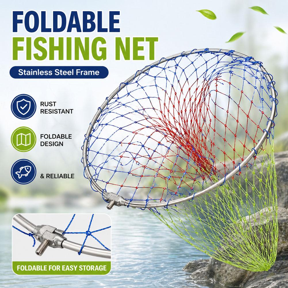 Fishing Net - Rete da Pesca Pieghevole 40cm 50cm,