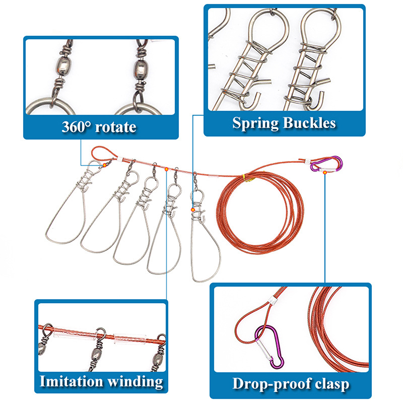 Nuovo【Cordino con fibbia di bl - Fishing Equipment Basics recensione e prezzo