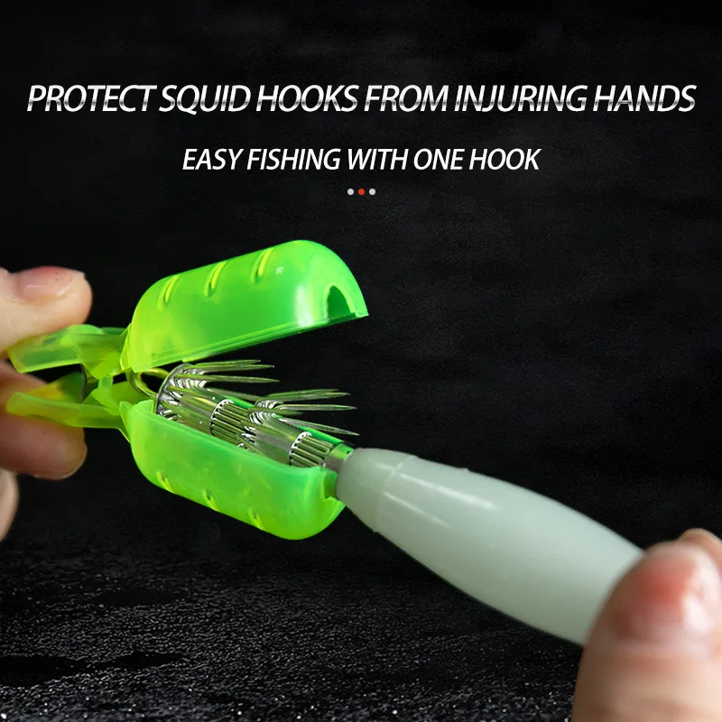 10 pz/lotto calamari jig ganci - Fishing Equipment Basics recensione e prezzo